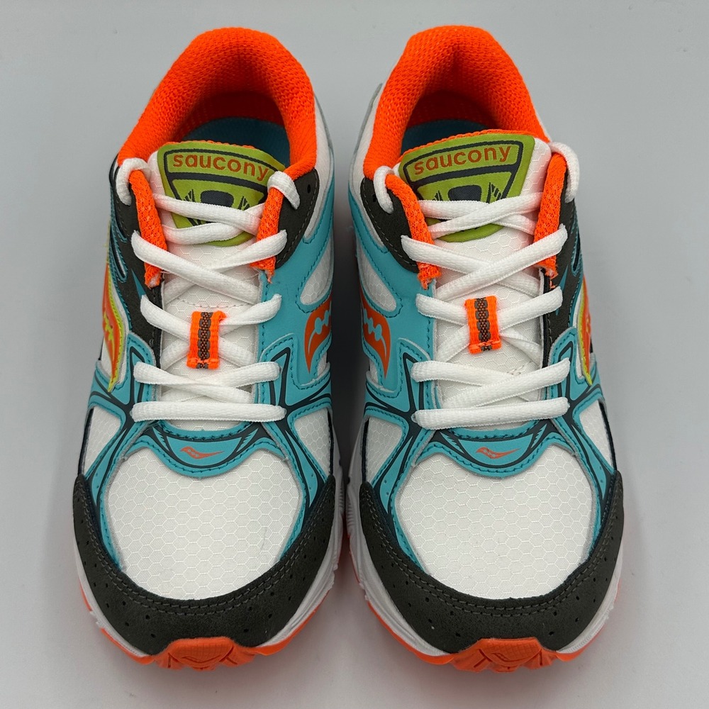 Saucony Ride Millennium KDZ Multi Neon Retro Shoes Sneaker Y2K Kids 5.5 NIB - Picture 11 of 16